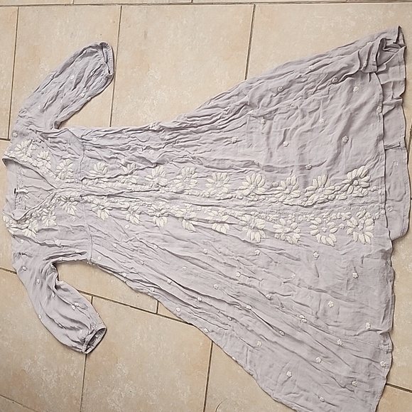 Free People Fable Dusty Lavendar Maxi Dress Size Medium - Picture 5 of 14